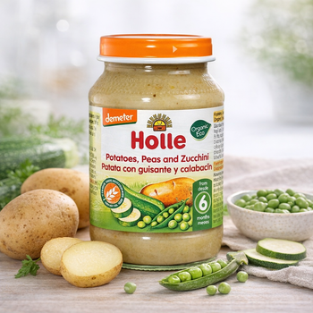 Holle Potatoes, Peas and Zucchini Puree 190 g (167804) DE