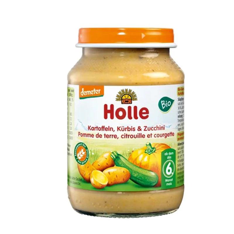 Holle Potato, Pumpkin & Zucchini Puree 190g (169504) - Euromallusa