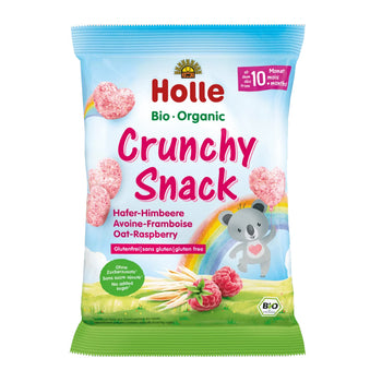 Holle Organic Crunchy Snack Oat-Raspberry 30 g (EXP:11/17/25)