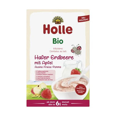 Holle Organic Milk Cereal with Oat, Strawberry and Apple 250 g (180601)