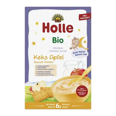 Holle Organic Milk Cereal with Biscuit and Apple 250 g (180501)