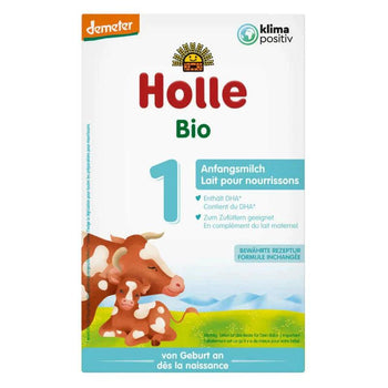 Holle Cow Milk Stage 1 Organic Formula +DHA (400g) - Euromallusa