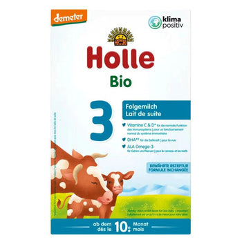 Holle Cow Milk Stage 3 Organic Formula (600g) - Euromallusa