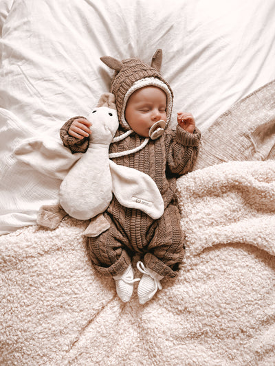 Baby Bear Jumpsuit - Acorn