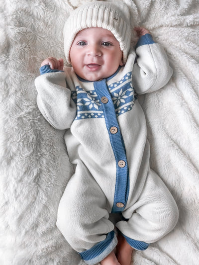 Fair Isle Jumpsuit – Cozy Nordic Charm in Organic Cotton