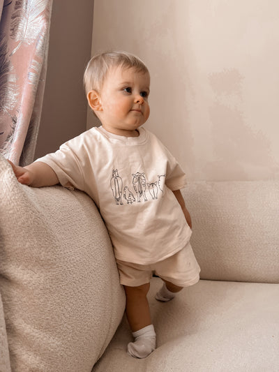 Down on the Farm Short Set – Summer Comfort, Farmyard Fun