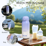 Momfann Portable Bottle Warmer for Travel – Breast Milk & Water Modes
