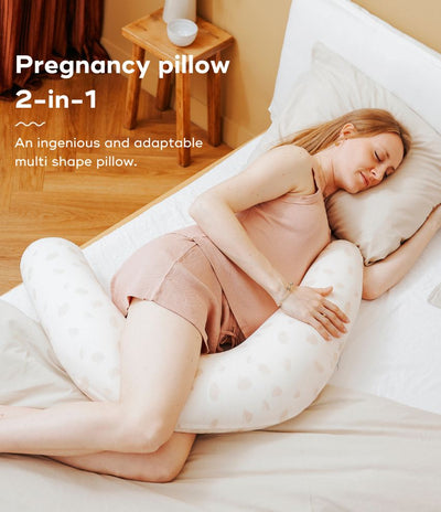 2-in-1 Pregnancy Pillow and Breastfeeding