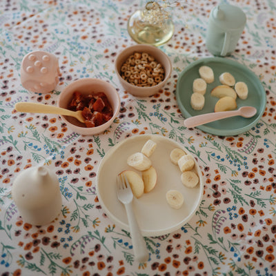 Mushie Silicone Feeding Spoons – Soft-Tip Baby Spoons