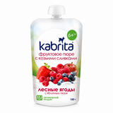 Kabrita Berries And Apple Puree With Sweet Goat Milk Cream 100G (300101)