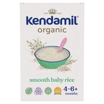 Kendamil Organic Smooth Baby Rice Cereal 120g (4-6 Months)