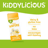 Kiddylicious Banana Wafers Baby Snack 4x4g (6+ Months)