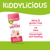 Kiddylicious Strawberry Wafers Baby Snack 4x4g (UK)