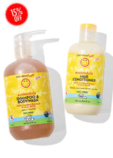 California Kids Calendula Shampoo & Conditioner Set – Gentle Plant-Based Hair Care for Sensitive Kids