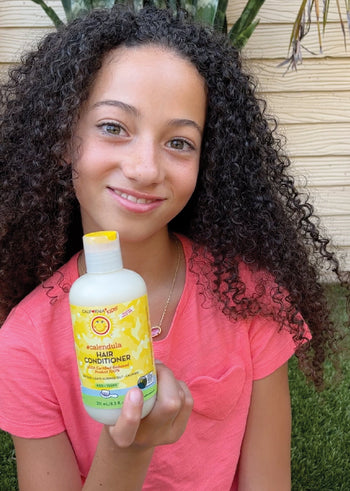 California Kids Calendula Shampoo & Conditioner Set – Gentle Plant-Based Hair Care for Sensitive Kids