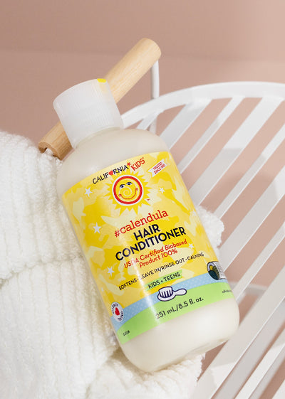 California Kids Calendula Shampoo & Conditioner Set – Gentle Plant-Based Hair Care for Sensitive Kids