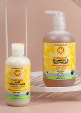 California Kids Calendula Shampoo & Conditioner Set – Gentle Plant-Based Hair Care for Sensitive Kids