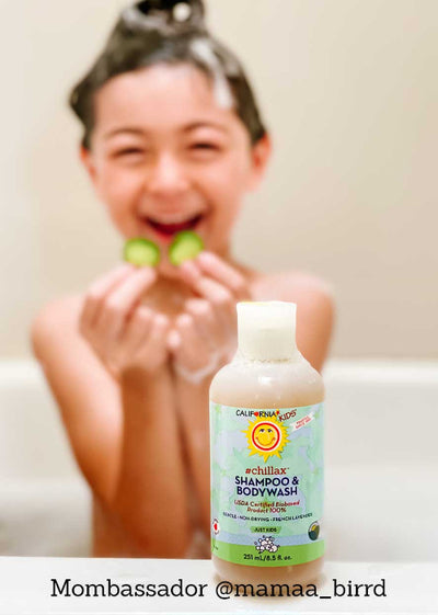California Baby Calming Lavender & Clary Sage Shampoo & Bodywash – Gentle Plant-Based Cleanser