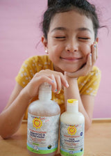 California Baby Super Sensitive Kids Shampoo & Bodywash + Conditioner Set – Fragrance-Free Family Care