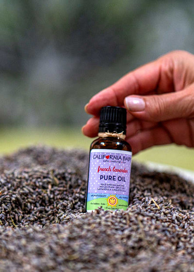 California Baby French Lavender Essential Oil – Pure Aromatherapy Oil for Relaxation & Sleep
