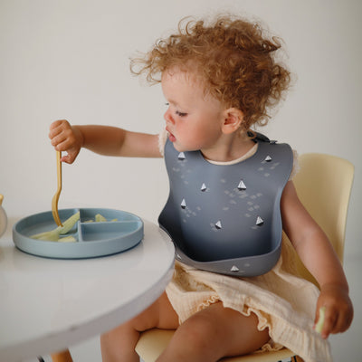 Mushie Silicone Suction Plate – Food-Grade Baby Plate