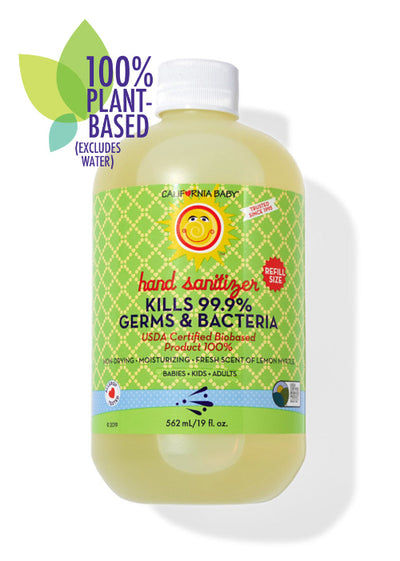 California Baby Plant-Based Hand Sanitizer Spray – Moisturizing 62% Ethanol