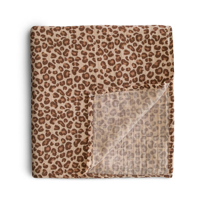 Mushie Organic Cotton Muslin Swaddle Blanket