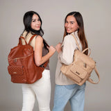 Luli Bebe Signature Diaper Bag – Caramel