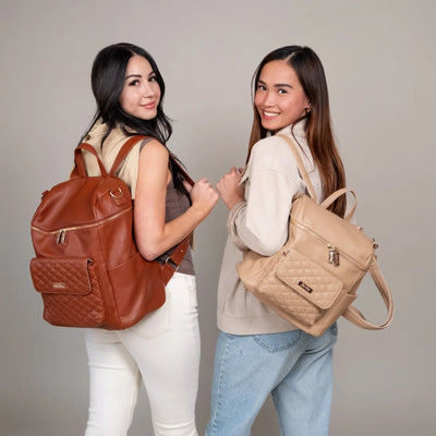 Luli Bebe Signature Diaper Bag – Caramel