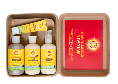 California Baby Calendula Gift Set Lunar New Year