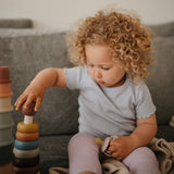 Mushie Stacking Rings Toy – Toddler Stacking Toy