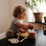 Mushie Silicone Snack Cup – Spill-Proof Toddler Snack Container
