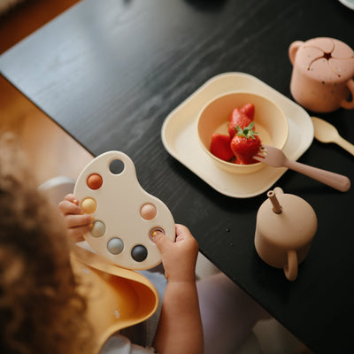 Mushie Round Dinnerware Bowl – BPA-Free Baby Bowl