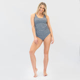 Maternity One Piece - Onyx Houndstooth