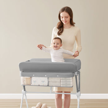 KUB Foldable Baby Changing Table – Adjustable Height & Storage