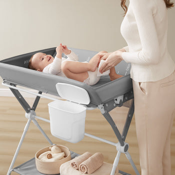 KUB Foldable Baby Changing Table – Adjustable Height & Storage