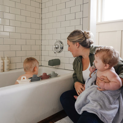 Mushie Organic Cotton Hooded Baby Towel – Soft & Absorbent Bath Towel
