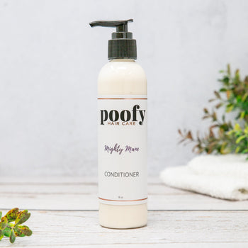 Poofy Organics Mighty Mane Conditioner with Rosemary, 8 oz