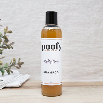 Poofy Organics Mighty Mane Shampoo with Rosemary & Apple Cider Vinegar, 8 oz