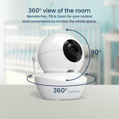 HD S2: Video Baby Monitor with 2 Cameras, Non Wifi, Split Screen & Night Light Machine