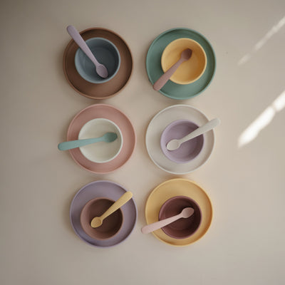 Mushie Silicone Suction Bowl – Food-Grade Baby Bowl