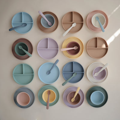 Mushie Silicone Feeding Spoons – Soft-Tip Baby Spoons