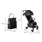 Ultra-Light Carbon Auto-Fold Travel Stroller (11.5 lbs)