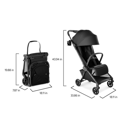 Ultra-Light Carbon Auto-Fold Travel Stroller (11.5 lbs)
