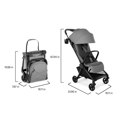 Ultra-Light Carbon Auto-Fold Travel Stroller (11.5 lbs)