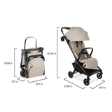 Ultra-Light Carbon Auto-Fold Travel Stroller (11.5 lbs)