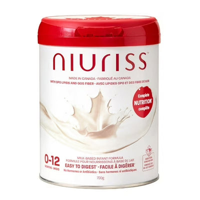 niuriss infant formula (0-12 months) 700g