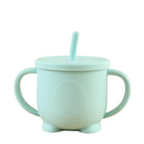 No Spill Sippy Silicone Cup with Straw