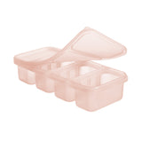 Olababy Silicone Baby Food Freezer Tray with Lid – ½ Cup (4oz) Portions for Purees, Broth & Breast Milk