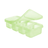 Olababy Silicone Baby Food Freezer Tray with Lid – ½ Cup (4oz) Portions for Purees, Broth & Breast Milk